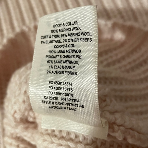 NWT Aritzia Wilfred Free Colorblock Turtleneck Sweater Size S - Picture 6 of 6